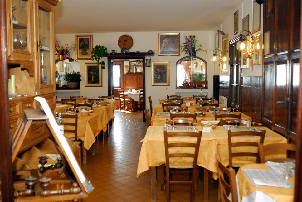 La sala ristorante
