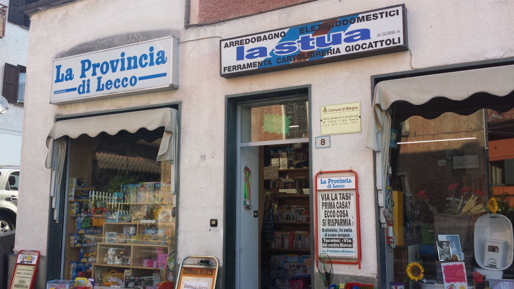 La Stua edicola cartoleria a Margno