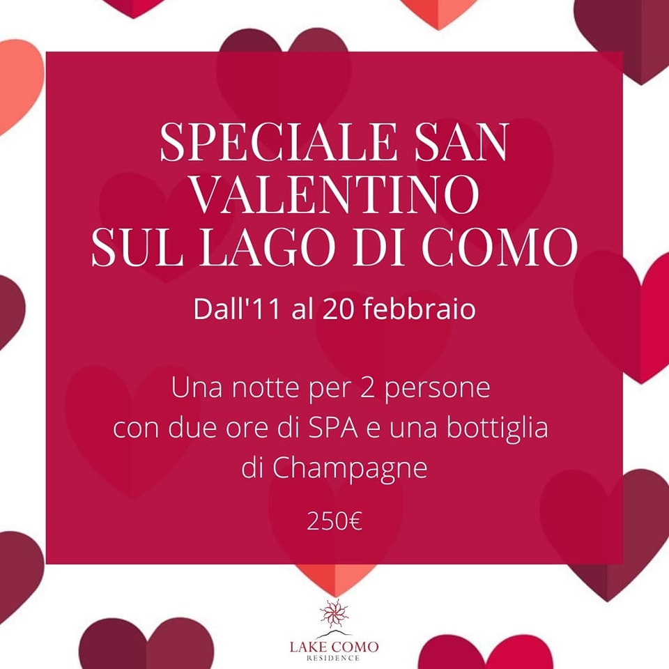 Speciale San Valentino con Lake Como Residence - Lago di Como e Valsassina