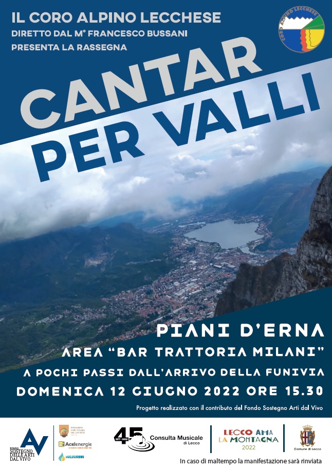 20220612 Coro Alpino Lecchese Cantar per Valli Lago di Como e